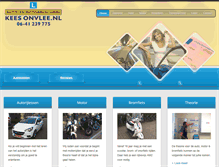 Tablet Screenshot of keesonvlee.nl